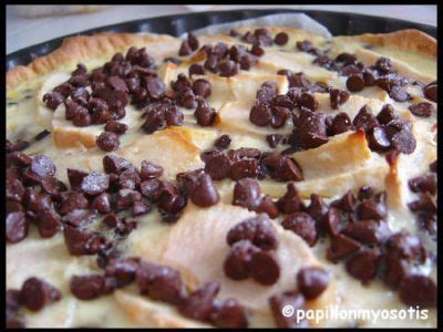 Tarte pommes et chocolat - Recette Ptitchef