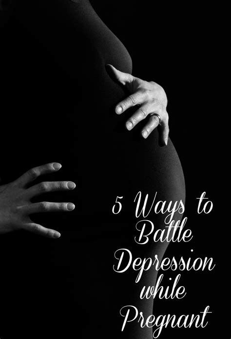 5 Ways to Battle Depression While Pregnant | Home Maid Simple