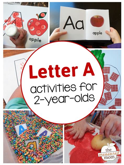 Letter A Activities for 2-year-olds - The Measured Mom