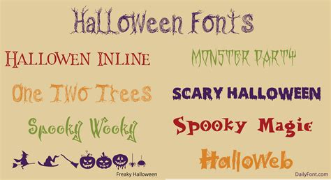 Halloween Fonts :: DailyFont.com