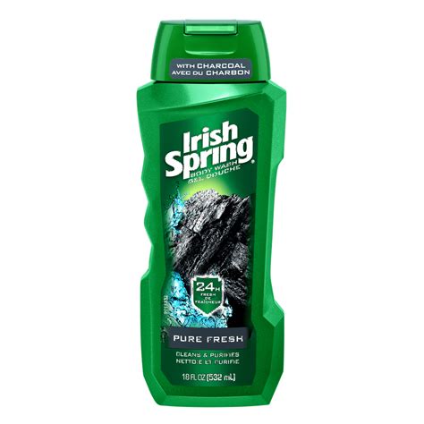 Irish Spring Charcoal Body Wash, Pure Fresh - 18 fl oz - Walmart.com ...