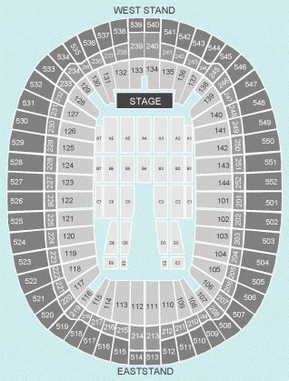 Seated Seating Plan - Wembley Stadium