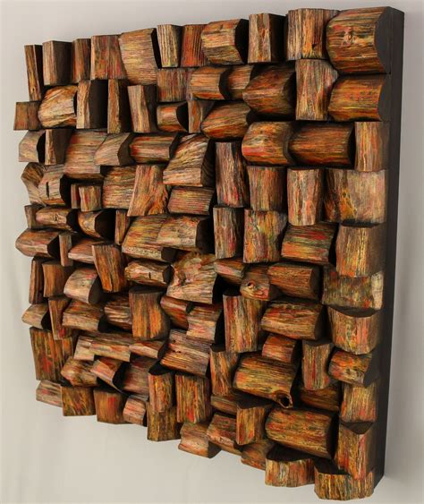 ACOUSTIC ART | Acoustic panels, Wooden wall decor, Wooden art