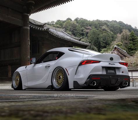 Toyota A90 Slammed 2020 Supra On Custom Wheels Rendered As A Tuner's ...