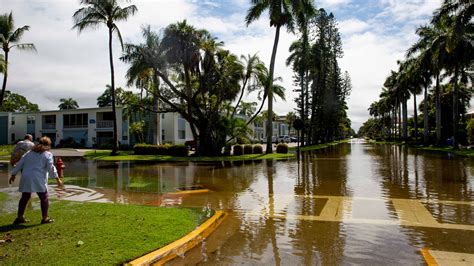 WATCH: Tropical system brings flooding to Naples