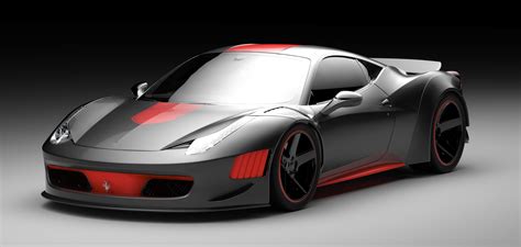 Gray Design Vogue Auto Design Ferrari 458 Italia Curseive GT3 widebody