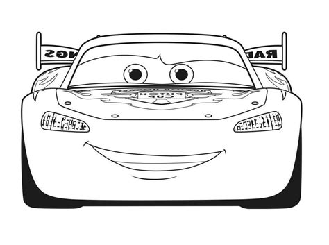 Lightning McQueen from Disne Pixar coloring page - Download, Print or ...