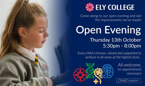 Ely College | An 11-18 Academy At The Heart Of Its Community - Open Evening