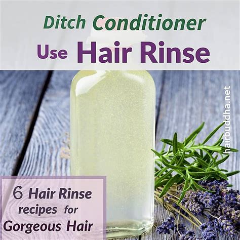 Ditch Conditioner, Use Hair Rinse: 6 Hair Rinse Recipes for Gorgeous ...