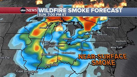 Canadian fires bring dangerous air quality to the US, impacting ...