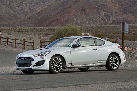 New 2017 Hyundai Genesis Coupe Spied for the First Time - autoevolution