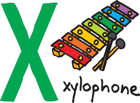 Letter X - Xylophone Royalty Free Stock Images - Image: 10050309