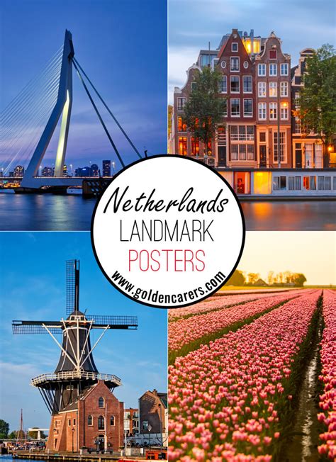 The Netherlands Landmark Posters