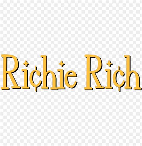 Free download | HD PNG richie rich movie logo richie rich cartoon logo ...