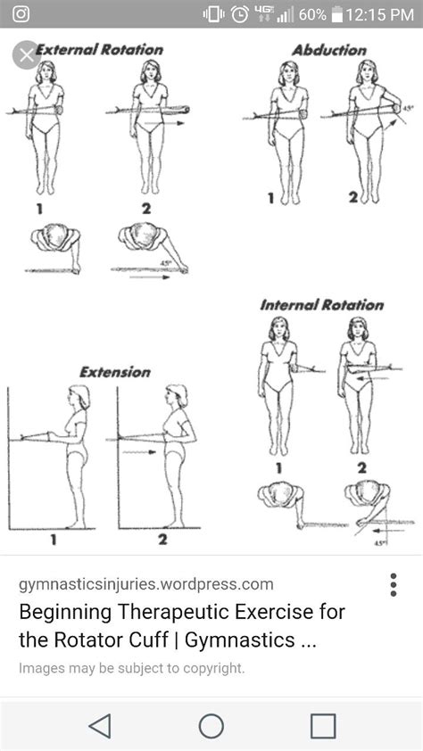 Printable Rotator Cuff Strengthening Exercises Pdf - Printable Templates