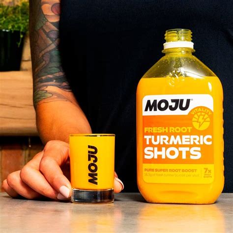 MOJU Turmeric Vitality Dosing Bottle 7x Shots | Ocado