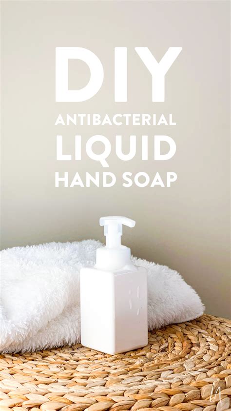 Diy antibacterial liquid hand soap – Artofit