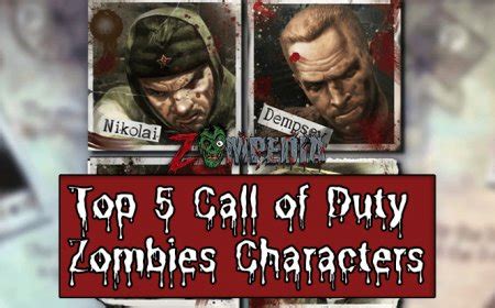 Top 5 Call of Duty Zombies Characters | Zompedia