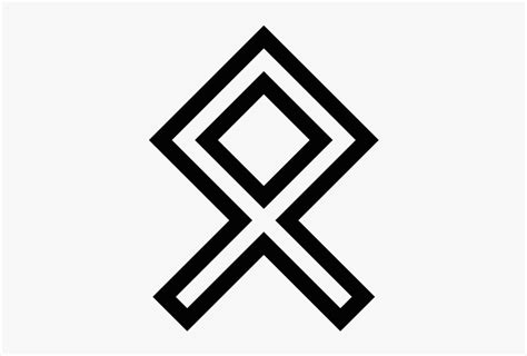 Othala Rune Meaning - Odal Rune Meaning, HD Png Download - kindpng