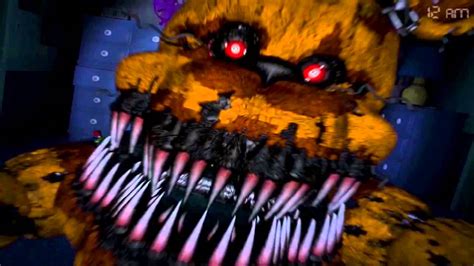 Jumpscare Nightmare FREDBEAR - Five Nights at Freddy's 4 - Night 2 ...