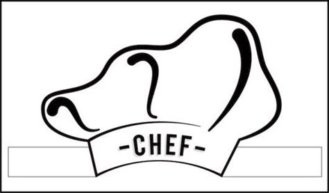 chef hat coloring sheet | Chefs hat, Chef hats for kids, Coloring pages