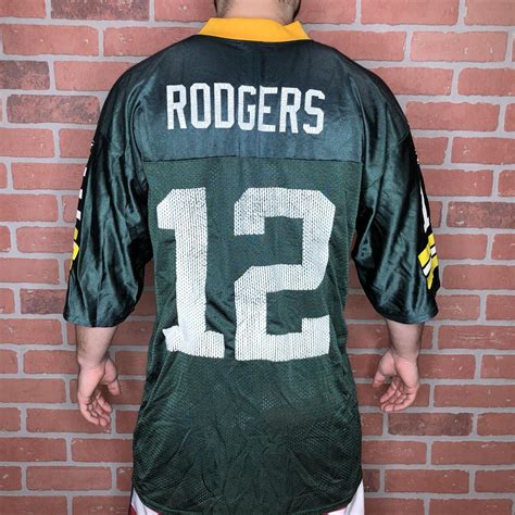 NFL Aaron Rodgers Green Bay Packers Jersey. Original... - Depop