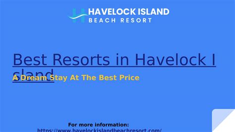 Best Resorts in Havelock Island by Havelock Island Beach Resort - Issuu