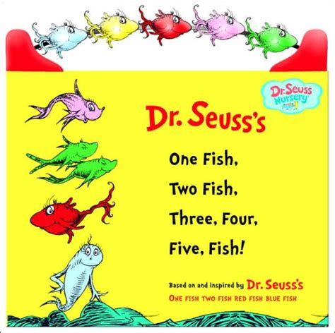 One Fish, Two Fish, Three, Four, Five Fish by Dr. Seuss, Board Book ...