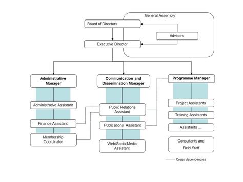 Organizational Structure of an NGO | Organizational structure ...