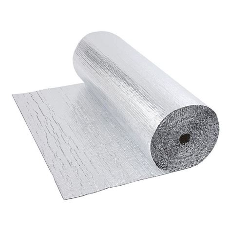 1 x 30m x 1m Double Foil Double Bubble Aluminum Insulation Roll Heat ...