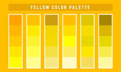 Yellow Color Palette Vector Art, Icons, and Graphics for Free Download