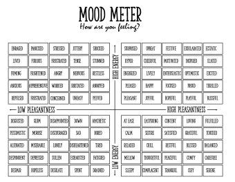 FREE Mood Meter | Free Printable