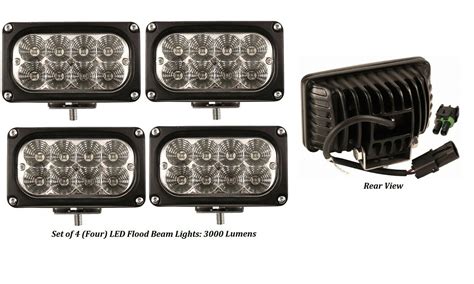 MMTractorParts.com: LED Flood Cab Lights Front & Rear - Kubota Tractor ...