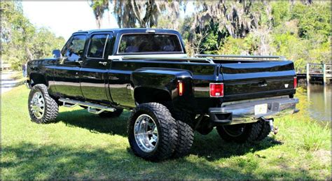 1988 Chevy Silverado C30 4x4 Square Body Dually Crew Cab 1-ton Duramax ...