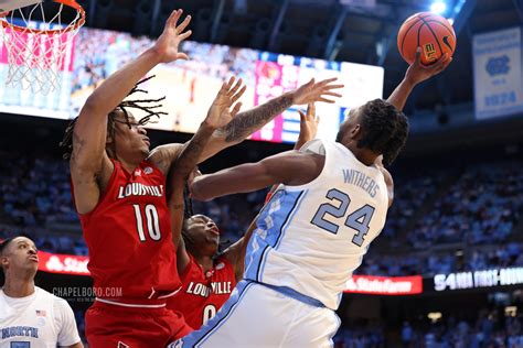 UNC Men's Basketball Fights Off Louisville's 2nd-Half Rally to Win 7th ...