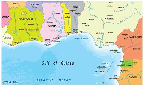 Gulf Of Guinea - WorldAtlas