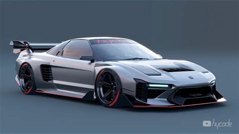 Honda NSX Gets Widebody JDM Supercar Look in Epic Hycade Rendering