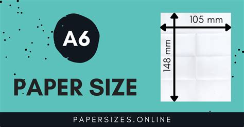 A6 Paper Size And Dimensions - Paper Sizes Online