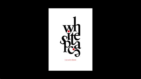 Typography Poster Series // White Space on Behance