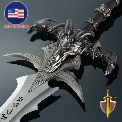 WOW World of Warcraft Real Arthas Menethil Frostmourne Sword Stainless ...