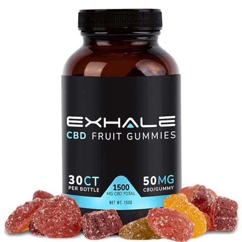 Full Spectrum CBD Gummies: With THC & Other Cannabinoids At Exhale Wellness