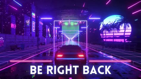 Animated Twitch Be Right Back Screen Futuristic Space Car Scene, Cyber ...