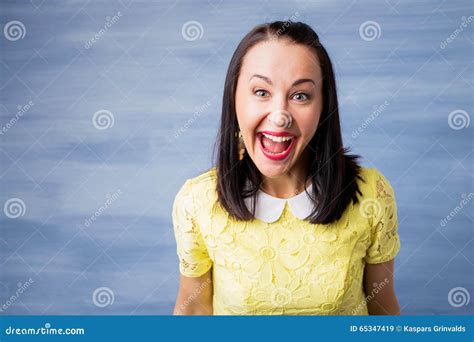 Woman Laughing Hysterically Stock Image - Image of female, portrait ...