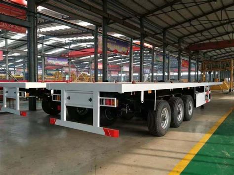 China Aluminum Flatbed Semi Trailer Manufacturers Suppliers Factory ...