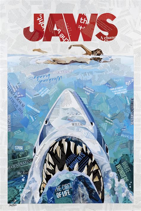 Jaws Movie Poster - Ltd Ed Giclee Print - Art Lovers Australia