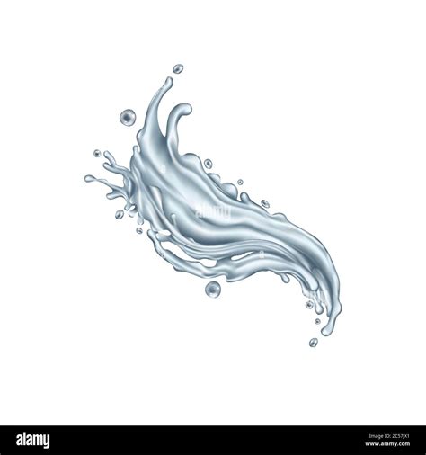 Clear water splash on a white background Stock Vector Image & Art - Alamy