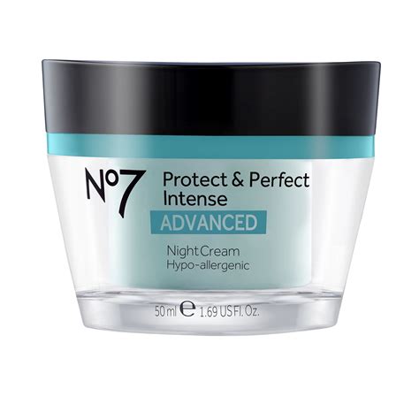 No7 Protect & Perfect Intense Advanced Anti-Wrinkle Night Cream, 1.6 fl ...