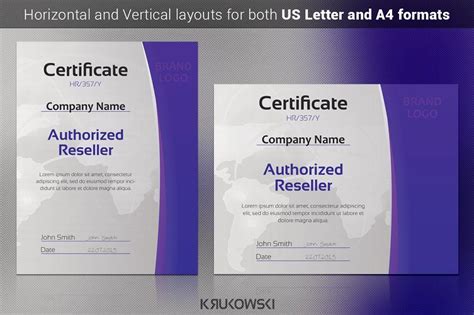 Reseller Certificate | Certificate design template, Stationery ...