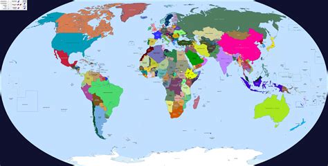 Political Map Of The World 2022