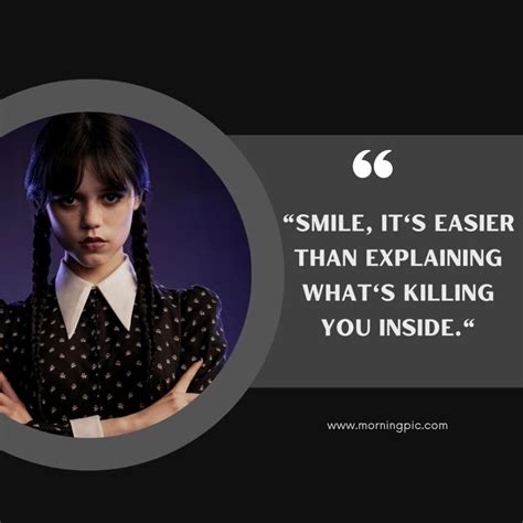 150+ Best Wednesday Addams Quotes to Inspire Your Inner Goth - Morning Pic